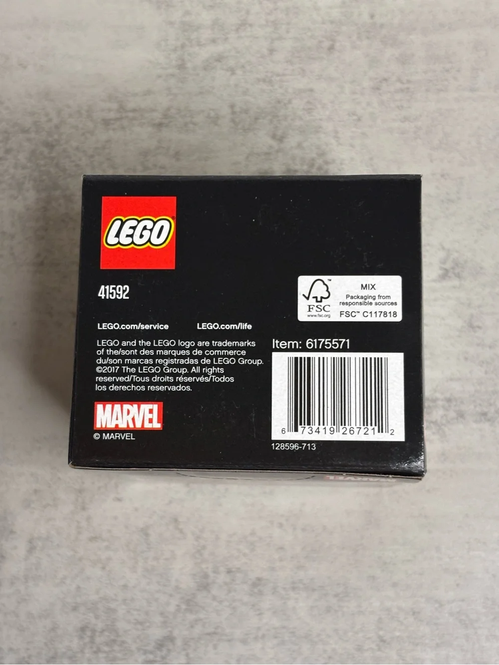 Lego Marvel BrickHeadz The Hulk Set (#41592)